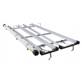 Rhino Rack JC-01119 CSL Double 3.0m Ladder Rack System with Conduit for Ford Transit Custom 4dr Custom SWB Low Roof with Bare Roof (2013 onwards) - Factory Point Mount