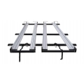 Rhino Rack JC-00938 CSL Double 3.0m Ladder Rack System for Ford Transit Custom 4dr Custom SWB Low Roof with Bare Roof (2013 onwards) - Factory Point Mount