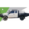 Wedgetail Platform Roof Rack (1100mm x 1300mm) for Toyota Hilux N70 Extra Cab Ute Bare Roof (2005 to 2015)