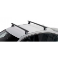 CRUZ Airo X Black 2 Bar Roof Rack for Citroen Xsara Break 5dr Wagon with Factory Fitted Track (1998 to 2006) - Track Mount