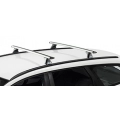 CRUZ Airo X Silver 2 Bar Roof Rack for Citroen Xantia Break 5dr Wagon with Factory Fitted Track (1993 to 2002) - Track Mount