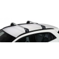 CRUZ Airo Fuse Silver 2 Bar Roof Rack for Holden Commodore VE 4dr Sedan with Bare Roof (2006 to 2013) - Factory Point Mount