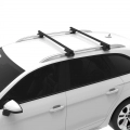 CRUZ Euro 2 Bar Roof Rack for Ford Mondeo HA-HE 5dr Wagon with Raised Roof Rail (1993 to 2001) - Raised Rail Mount