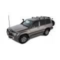Rhino Rack JA9480 Heavy Duty RCH Black 3 Bar Roof Rack suits Toyota Land Cruiser 5dr 100 Series with Bare Roof (1998 to 2007) - Factory Point Mount