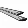 Thule 753 Wingbar Silver Roof Racks for Ford Territory SX-SZ 5dr SUV with Flush Roof Rail (2004 to 2016) - Factory Point Mount