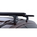 Rhino Rack JA8333 Vortex RLT600 Trackmount Black 2 Bar Roof Rack for Isuzu MU-X LS-T 5dr SUV with Flush Roof Rail (2013 to 2021) - Track Mount