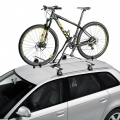 Cruz Race silver roof mounted bike carrier x 2 with matching locks (940-014)