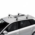 Cruz Race silver roof mounted bike carrier x 4 with matching locks (940-014)