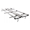 Rhino Rack JC-01116 Multislide Double 3.0m Ladder Rack System for Ford Transit Custom 4dr Custom SWB Low Roof with Bare Roof (2013 onwards) - Factory Point Mount