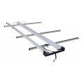 Rhino Rack JC-01122 CSL 3.5m Ladder Rack with 470mm Roller for Ford Transit Custom 4dr Custom SWB Low Roof with Bare Roof (2013 onwards) - Factory Point Mount