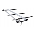 Rhino Rack JC-00948 CSL 2.6m Ladder Rack with 680mm Roller for Ford Transit Custom 4dr Custom SWB Low Roof with Bare Roof (2013 onwards) - Factory Point Mount
