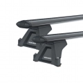 Rhino Rack JA2251 Vortex RLTF Black 2 Bar Roof Rack for Holden Commodore VT-VZ 5dr Wagon with Bare Roof (1997 to 2007) - Track Mount