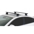 Rhino Rack JA1914 Vortex 2500 Black 2 Bar FMP Roof Rack for Mazda Mazda 6 GH 4dr Sedan with Bare Roof (2008 to 2012) - Factory Point Mount