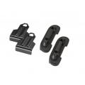 Yakima TrimHD BaseLine Black 2 Bar Roof Rack for Ford Focus LS-LV 5dr Hatch with Bare Roof (2005 to 2011) - Clamp Mount