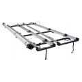Rhino Rack JC-00937 Multislide Double 3.0m Ladder Rack System with Conduit for Ford Transit Custom 4dr Custom SWB Low Roof with Bare Roof (2013 onwards) - Factory Point Mount