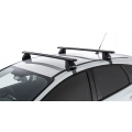 Rhino Rack JA2216 Vortex 2500 Black 2 Bar Roof Rack for Ford Focus LW-LZ 5dr Hatch with Bare Roof (2011 to 2018) - Clamp Mount