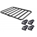 Thule 7104 Caprock S (1500 x 1330mm) Platform for Volvo V40 5dr Wagon with Raised Roof Rail (1996 to 2004) - Raised Rail Mount