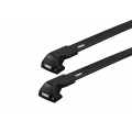 Thule WingBar Edge Black 2 Bar Roof Rack for Fiat Tipo SW 5dr Wagon with Flush Roof Rail (2015 onwards) - Flush Rail Mount