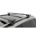 Rhino Rack JA1744 Vortex SX Black 2 Bar Roof Rack for BMW X3 F25 5dr SUV with Raised Roof Rail (2011 to 2017) - Raised Rail Mount