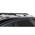 Rhino Rack JA7978 Vortex StealthBar Black 2 Bar Roof Rack for Mercedes Benz M Class W164 5dr SUV with Raised Roof Rail (2005 to 2012) - Raised Rail Mount