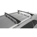 Rhino Rack JC-00016 Vortex RCL Black 2 Bar Roof Rack for Kia Sorento UM 5dr SUV with Flush Roof Rail (2015 to 2020) - Factory Point Mount