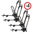 Yakima FrontLoader black roof mounted bike carrier x 4 (with matching locks) 8002104
