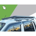 Wedgetail Platform Roof Rack 1400mm x 1450mm for Mahindra Pikup 4dr Dual Cab with Bare Roof (2007 Onwards) - Custom Point Mount