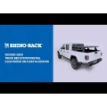 Rhino Rack JC-01271 Reconn-Deck 2 Bar Ute Tub System for Jeep Gladiator JT 4dr Ute with Tub Rack (2020 onwards) - Track Mount
