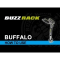 Buzzrack Buffalo 4 (Tow Ball) 4 Bike Dual Arm Rack - BR-BUFFALO-4TILT