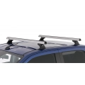 Rhino Rack JC-00569 Heavy Duty RCH Silver 2 Bar Roof Rack for Isuzu D-Max LS-M/LS-U/SX 4dr Ute with Bare Roof (2020 onwards) - Factory Point Mount