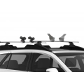 Yakima Jetstream 2 Bar Replacement For Subaru Outback With Factory Fold Away Rails (2014 to 2020) for Subaru Outback 5th Gen 5dr Wagon with Raised Roof Rail (2014 to 2020) - Factory Point Mount