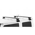 Rhino Rack JA2491 Vortex RL110 Black 2 Bar Roof Rack for Suzuki Jimny JB74 3dr SUV with Rain Gutter (2019 onwards) - Gutter Mount
