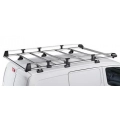 CRUZ Evo Rack aluminium trade platform for Nissan Interstar L1H1 (II) 4dr SWB Low Roof with Bare Roof (2022 onwards) - Factory Point Mount