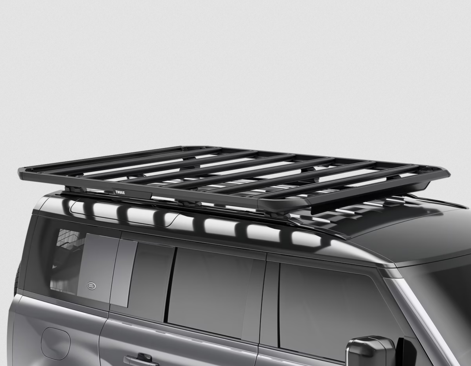 Thule Caprock Platform (1900 x 1500mm) for Land Rover Discovery Series 3 & 4 5dr SUV with Factory Fitted Track (2005 to 2017) - Factory Point Mount