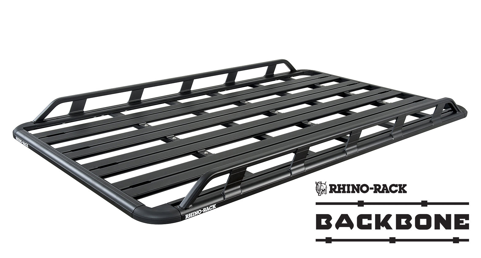 Rhino Rack JB0004 Pioneer Tradie (2128mm x 1236mm) for Toyota Land Cruiser Prado 5dr 120 Series with Bare Roof (2002 to 2009) - Factory Point Mount