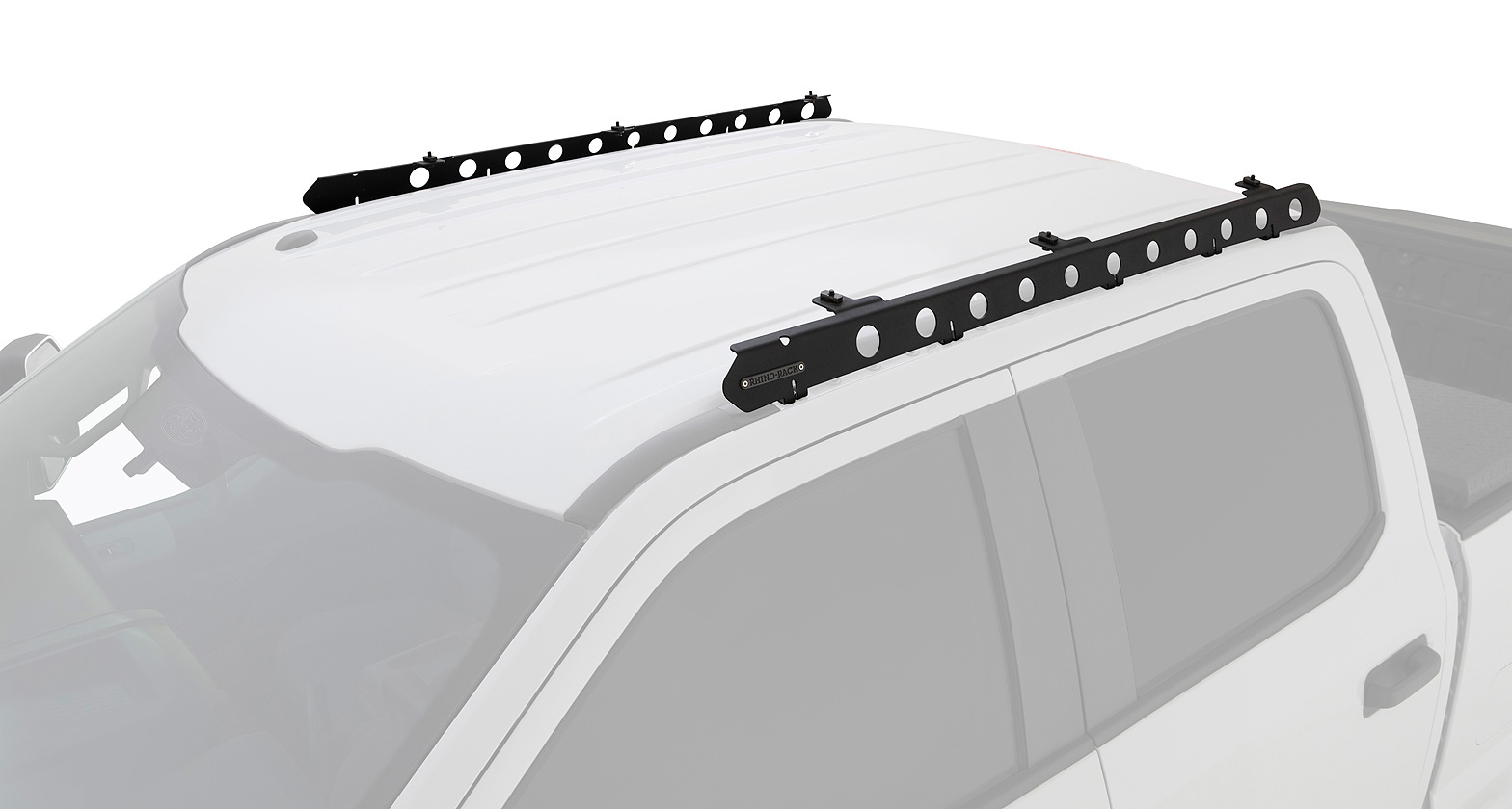 Rhino Rack JC-01619 Pioneer 6 Platform (1500mm x 1430mm) with Backbone for Ford F250 Crew Cab 4dr Ute with Bare Roof (2017 to 2022) - Custom Point Mount