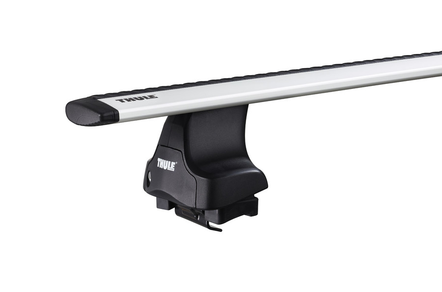 Thule 754 Wingbar Evo Silver Roof Racks for Kia Rondo RP 5dr Wagon with Bare Roof (2013 to 2021) - Clamp Mount
