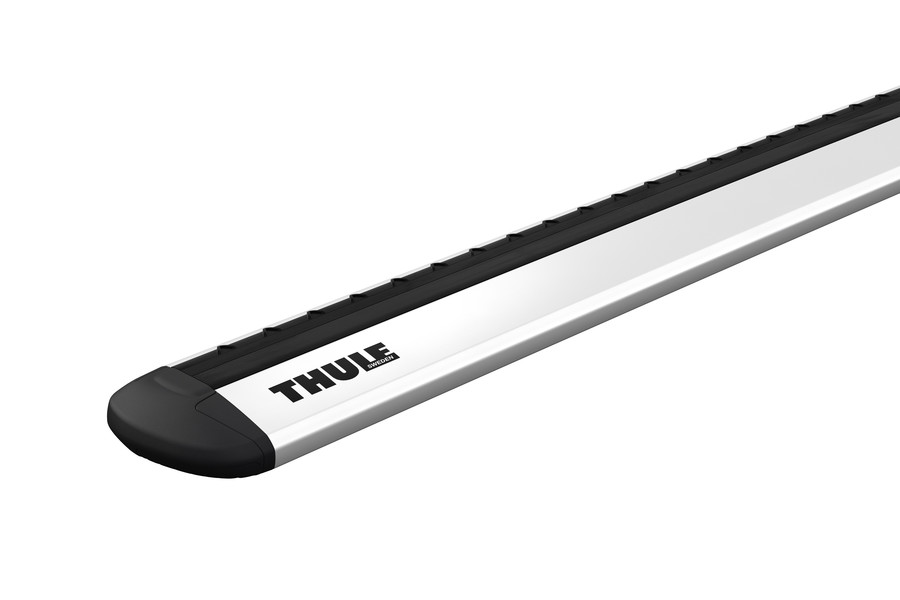 Thule 753 Wingbar Evo Silver Roof Racks for Hyundai Verna 5dr Hatch with Bare Roof (2011 to 2017) - Factory Point Mount