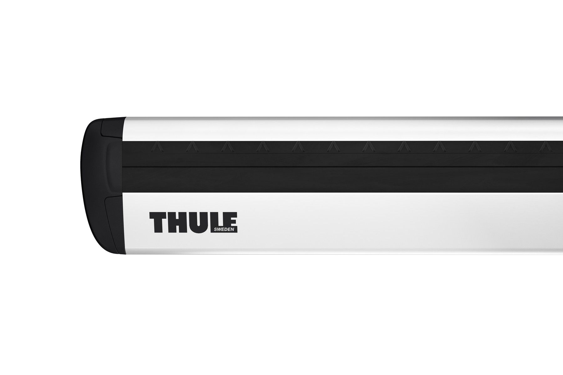 Thule WingBar Evo Silver 2 Bar Roof Rack for BMW X5 F15 5dr SUV with Flush Roof Rail (2013 to 2018) - Flush Rail Mount