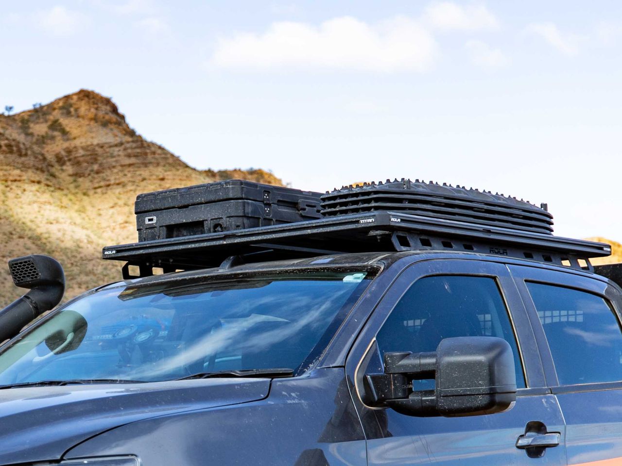 Rola Titan Tray MKIII (1500mm x 1200mm) with Ridge Mount for Volkswagen Amarok Gen 2 4dr Ute with Bare Roof (2023 Onwards)