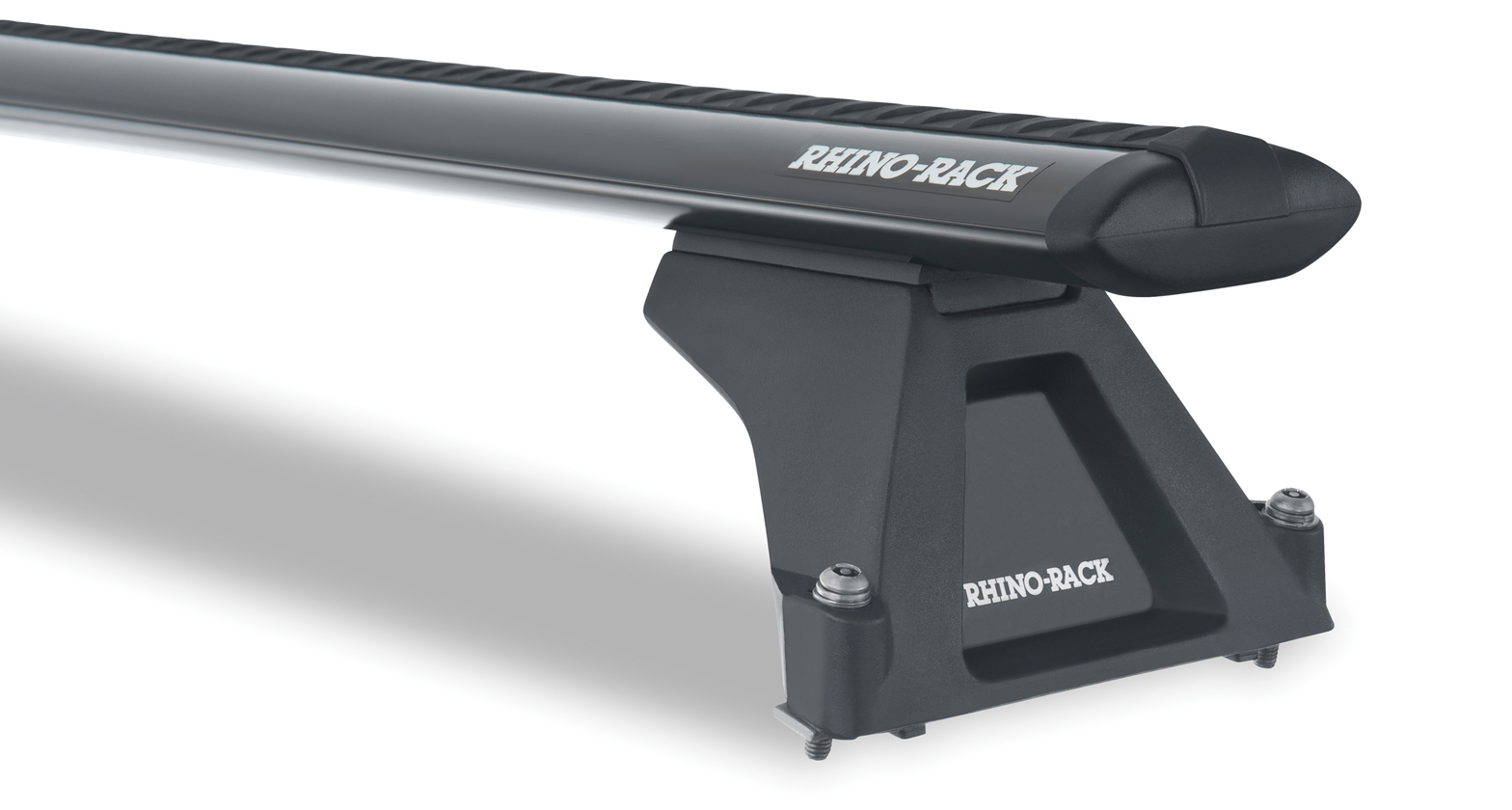 Rhino Rack JA2251 Vortex RLTF Black 2 Bar Roof Rack for Holden Commodore VT-VZ 5dr Wagon with Rain Gutter (1997 to 2007) - Factory Point Mount