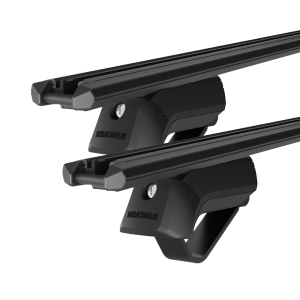Yakima TrimHD TimberLine Black 2 Bar Roof Rack for Kia Sorento XM 5dr SUV with Raised Roof Rail (2009 to 2015) - Raised Rail Mount