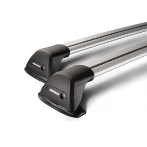 Small image of Yakima Aero FlushBar Silver 2 Bar Roof Rack for FOTON Tunland Double Cab 4dr Ute with Bare Roof (2012 onwards)