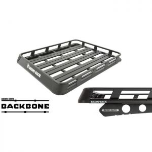 Rhino Rack JC-00345 Pioneer Tray (1400mm x 1280mm) with Backbone for TOYOTA Land Cruiser 4dr 79 Series Ute with Rain Gutter (2007 onwards)