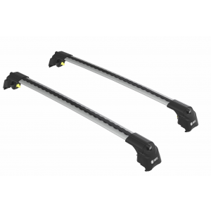 Turtle Air2 Silver 2 Bar for Volkswagen Passat B8 5dr Wagon with Flush Roof Rail (2015 onwards)
