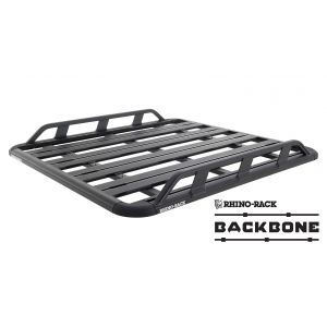 Rhino Rack Pioneer Tray 1328mm x 1236mm with Backbone JC-01260 for Isuzu D-max 4dr Crew Cab With Flush Roof Rails Removed 09/2020 - Onwards