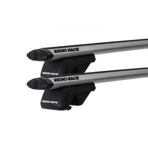Rhino Rack JA9196 Vortex SX Silver 2 Bar Roof Rack for AUDI A3/S3/RS3 5dr Hatch with Flush Roof Rail (2015 to 2021)