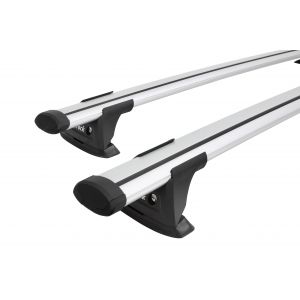 Prorack Aero Through Silver 2 Bar Roof Rack for Audi Q3/Q3 RS 5dr Sportback with Bare Roof (2020 onwards) - Clamp Mount