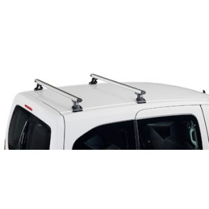 CRUZ Alu Cargo AF Silver 2 Bar Roof Rack for Opel Zafira L2H1 5dr MWB with Bare Roof (2019 onwards) - Factory Point Mount