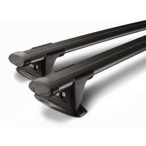 Image of Yakima Aero ThruBar Black 2 Bar Roof Rack for BYD Atto 3 5dr SUV with Flush Roof Rail (2022 onwards)
